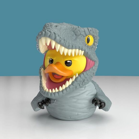 TUBBZ Boxed Edition Jurassic World Blue Rubber Duck Vinyl Figure Collectible - Picture 3 of 4